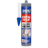Ceys Total Tech universelles Kleber und Dichtmittel, grau, 290 ml