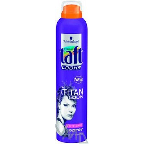 Taffeta Titan Looks Extreme enthält unter allen Bedingungen 250 ml Haarspray