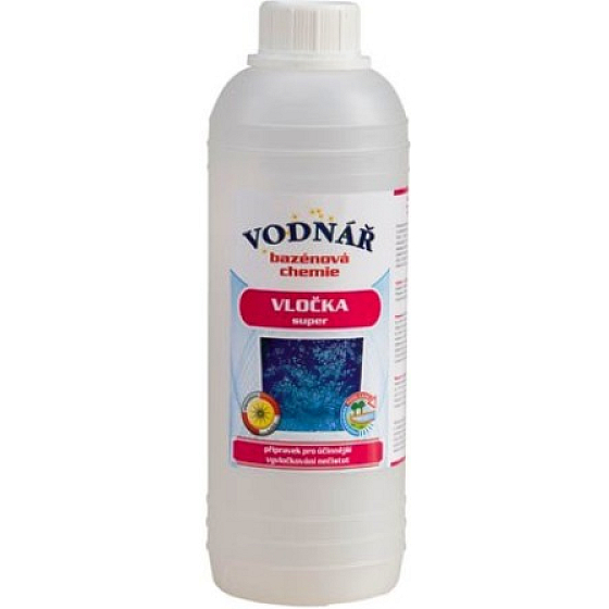 Wassermann Schneeflocke Super Pool Chemie Flockung von Verunreinigungen 1 l