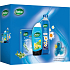 Radox Invigorate Duschgel 250 ml + Sleep Easy Badeschaum 500 ml + Muscle Soak Badesalz 400 g + Ente, Kosmetikset