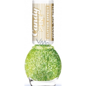 Miss Sports Candy Shine Glitter Effekt Nagellack 001 7 ml