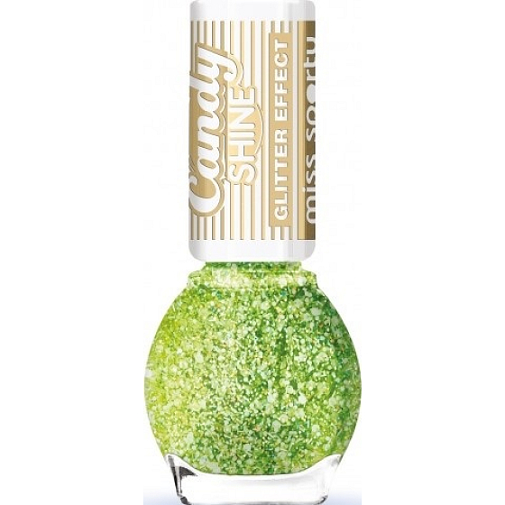 Miss Sports Candy Shine Glitter Effekt Nagellack 001 7 ml
