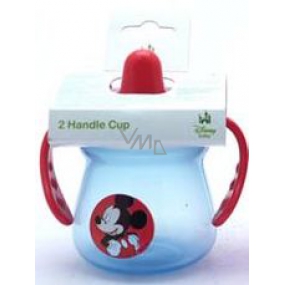 Disney Mickey Mouse Baby Henkelbecher Becher mit zwei Henkeln 6+ 150 ml