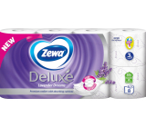 Zewa Deluxe Lavender Dreams 3-lagiges Toilettenpapier, 8 Rollen, 19,3 m Rolle