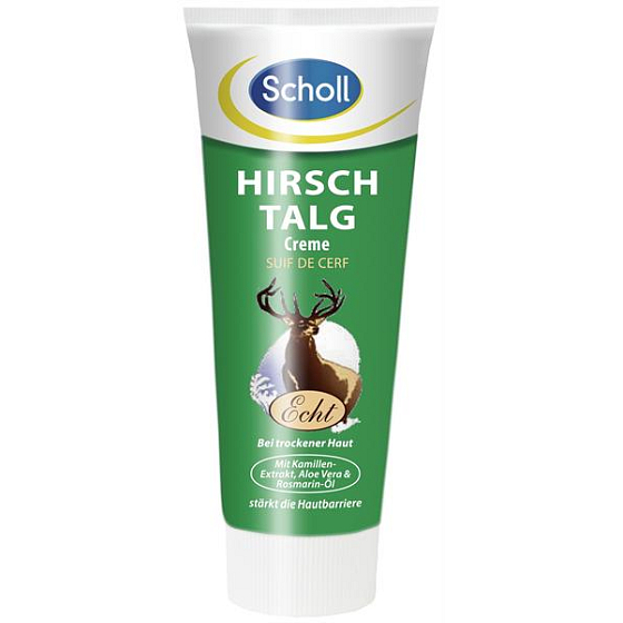 Scholl Hirsch Talg Creme Kräutercreme für trockene Haut 100 ml