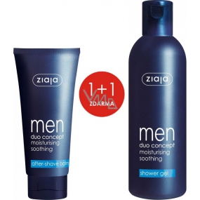 Ziaja Men Duo Concept feuchtigkeitsspendender Aftershave-Balsam 75 ml + Duschgel 300 ml, Duopack Ziaja Men Duo Concept feuchtigkeitsspendender Aftershave-Balsam 75 ml + Duschgel 300 ml, Duopack