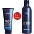 Ziaja Men Duo Concept feuchtigkeitsspendender Aftershave-Balsam 75 ml + Duschgel 300 ml, Duopack