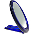 Spiegel mit Griff oval blau 12 x 9,5 cm 60190