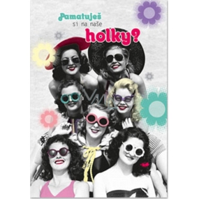 Ditipo Geburtstagskarte spielen Erinnern Sie sich an Kotvald, Hložek Mädchen aus unserem Kindergarten 224 x 157 mm