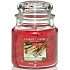 Yankee Candle Sparkling Cinnamon - Glitzernde Zimtkerze Classic Small Glass 104 g