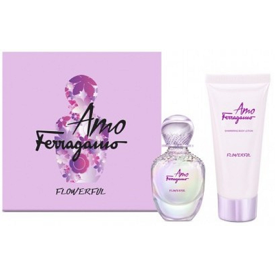 Salvatore Ferragamo Amo Ferragamo Blumiges Eau de Toilette für Frauen 50 ml + Körperlotion 100 ml, Geschenkset