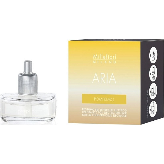 Millefiori Milano Aria Pompelmo - Grep Nachfüllung für elektrischen Diffusor riecht 6-8 Wochen 20 ml