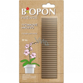 Bopon Natural Stick Dünger mit Vermicompost 30 Stück