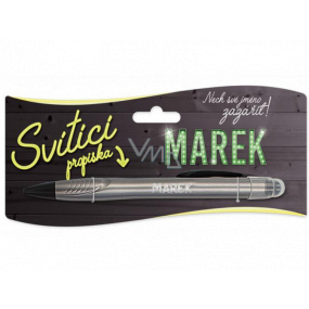 Nekupto Glühender Stift mit dem Namen Marek, Touch Tool Controller 15 cm