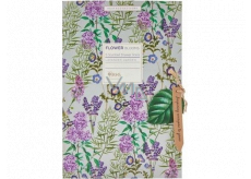 Heathcote & Elfenbein Blumenblüten Lavendel Garten Duftpapier 5 Blatt