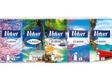 Velvet Classic 3-lagige Papiertaschentücher, 10× 10 Stk