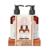 Sunkissed Hand Wash Set 95% Natural Kind Handwäsche 280 ml + Handlotion 280 ml + Kieferschale, Kosmetikset für Frauen