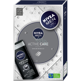 Nivea Men Active Care Creme 75 ml + Active Clean Duschgel 250 ml, Kosmetikset für Männer