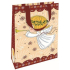 Nekupto Geschenkpapier Tasche 11 x 17,5 x 8 cm Weihnachten Cherub