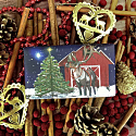 English Soap Rentier - weihnachtliche natürliche parfümierte Toilettenseife mit Sheabutter 190 g