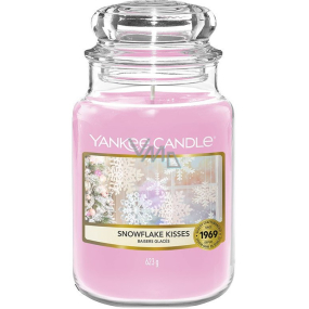Yankee Candle Snowflake Kisses - Snowflake Kisses Duftkerze Klassisches großes Glas 623 g