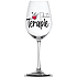 Nekupto Funny Weinglas mit Druck Flüssigkeitstherapie 440 ml