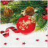 Papierservietten 3-lagig 33 x 33 cm 20 Stück Weihnachtskugel