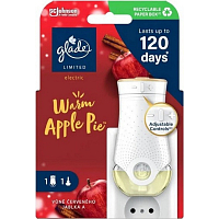 Glade Raumerfrischer Electric Warm Apple Pie, 1 + 20 ml