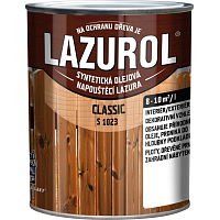 Lazurol Classic S1023 dünnschichtige Holzlasur mit Ölgehalt, 0025 sipo, 750 ml