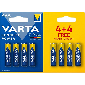 Varta High Energy, Batterien AAA, alkalisch, 8 Stk.