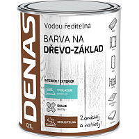 DENAS NA DŘEVO–ZÁKLAD Grundierung Holzfarbe, weiß, 0,7 kg