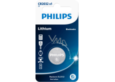 Baterie Philips Lithium CR2032 1 ks 3V