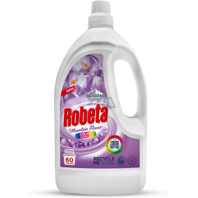 Robeta Mountain Flower Waschgel für bunte Wäsche 3 l, 60 Waschladungen