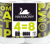Harmony Compact 3vrstvý toaletní papír 4=8, 4 role, 34 m role