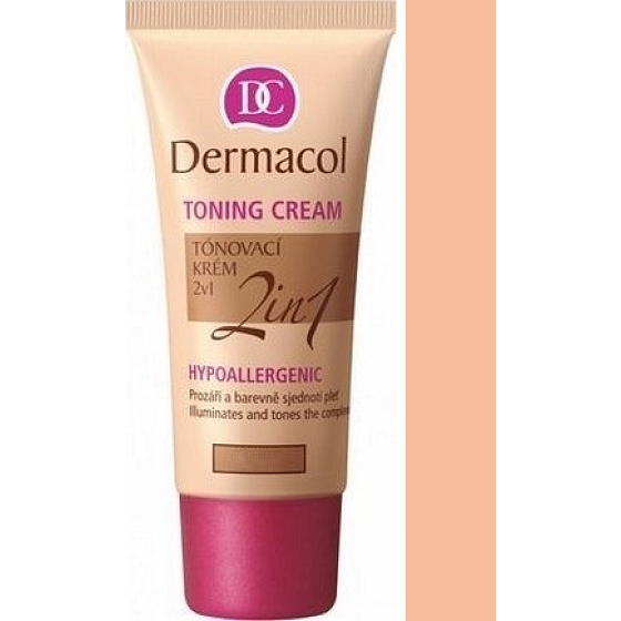 Dermacol Toning Cream 2in1 Make-up Ecru 30 ml
