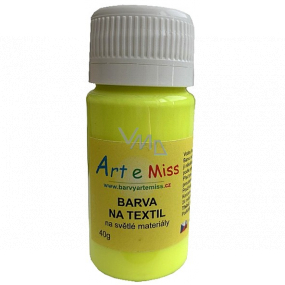 Art e Miss Farbe für helle Textilien 71 Neongelb 40 g