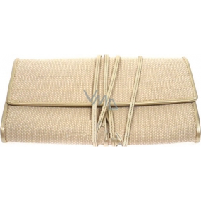 Davidoff Handtasche beige mit langem Griff 23 x 13 x 1 cm 1 Stück