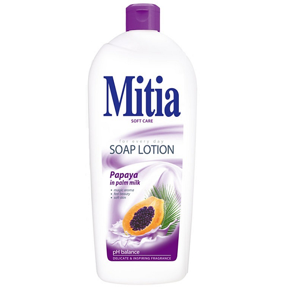 Mitia Papaya in Palmmilchcreme Flüssigseife Nachfüllung 1 l