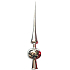 Baumspitze Silber 29 cm 1 Stück
