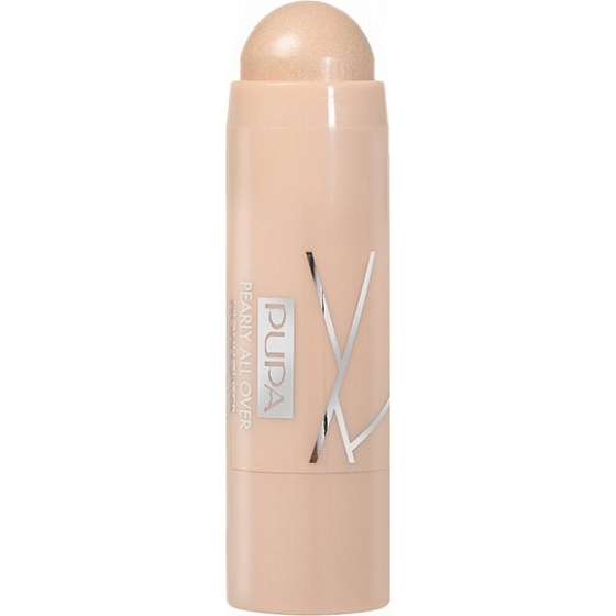 Pupa Snow Queen Pearly All Over Textmarker Gesichts-, Augen- und Lippenaufheller 001 Frozen Gold 5,5 g