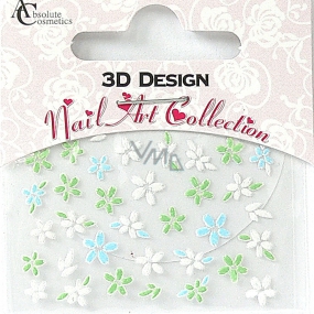 Absolute Cosmetics Nail Art 3D Nagelaufkleber 24906 1 Blatt