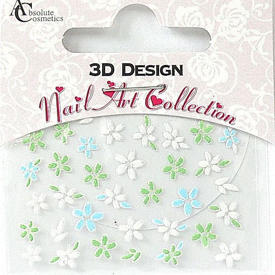 Absolute Cosmetics Nail Art 3D Nagelaufkleber 24906 1 Blatt