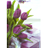 Nekupto Geschenk Papiertüte 46 x 33 x 10,5 cm Tulpen 1 Stück 872 40 BXL