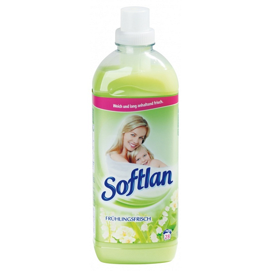 Softlan Fruhlingsfrisch Weichmacher mit dem Duft der Feder 28 Portionen 1 l