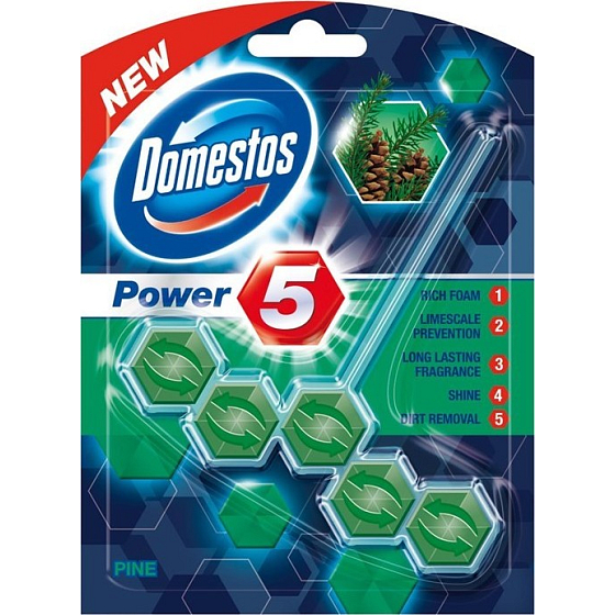 Domestos Power 5 Pine Wc Vollblock 55 g