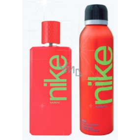 Nike Red Man Eau de Toilette 100 ml + Deodorant Spray 200 ml, Geschenkset