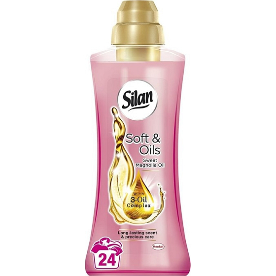 Silan Soft & Oils Sweet Magnolia Weichspülerkonzentrat 24 Dosen 600 ml
