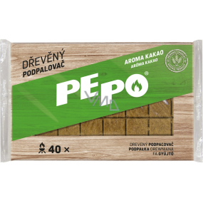 Pe-Po Leichtere Holzwürfel Aroma Kakao 40 entzündet