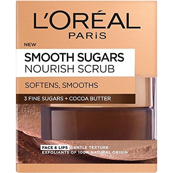Loreal Paris Smooth Sugars Nourish Scrub sanft pflegendes Zuckerpeeling 50 ml