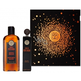 Erbario Toscano Duschgel aus schwarzem Pfeffer 125 ml + parfümiertes Wasser für Männer 7,5 ml, luxuriöses Kosmetikset